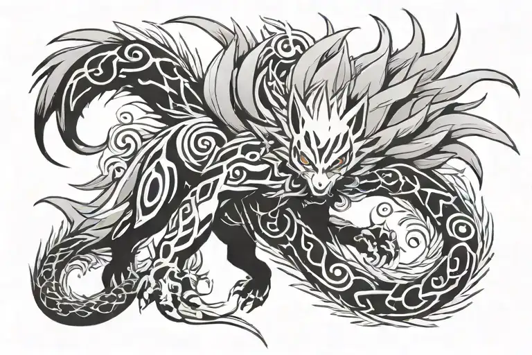 Naruto Nine Tailed Fox