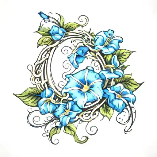 Crescent Vine Of Morning Glory