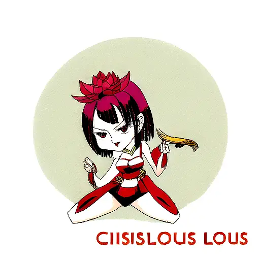 Crimson Lotus Flower