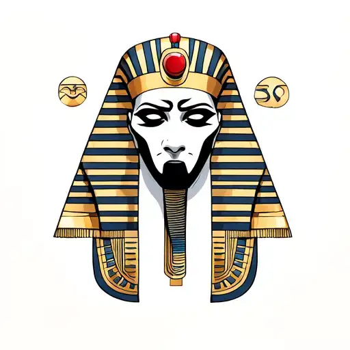 Egyptian Symbols W Masce Ghostface