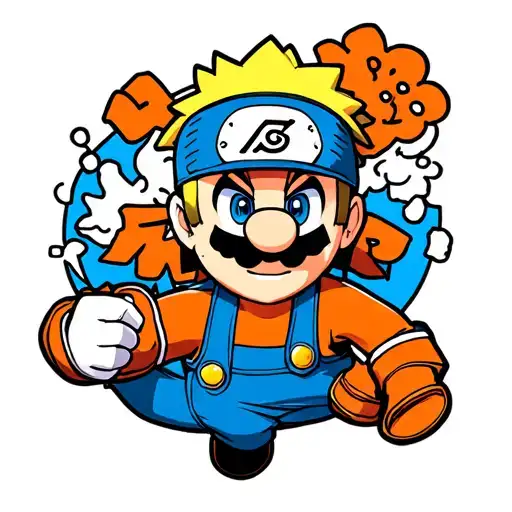Naruto Super Mario