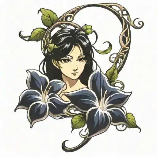 Crescent Vine Of Morning Glory