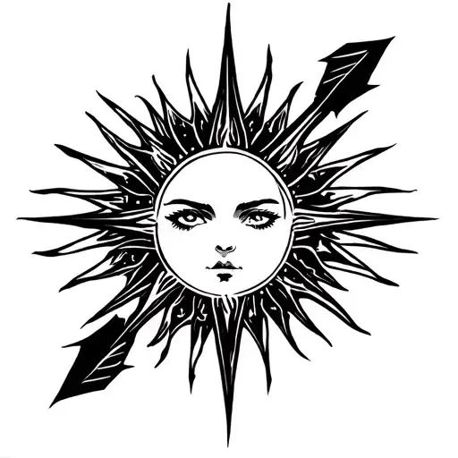 Sagitarius Sun And Arrow