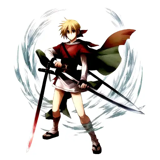 Sword With Cloth Around It