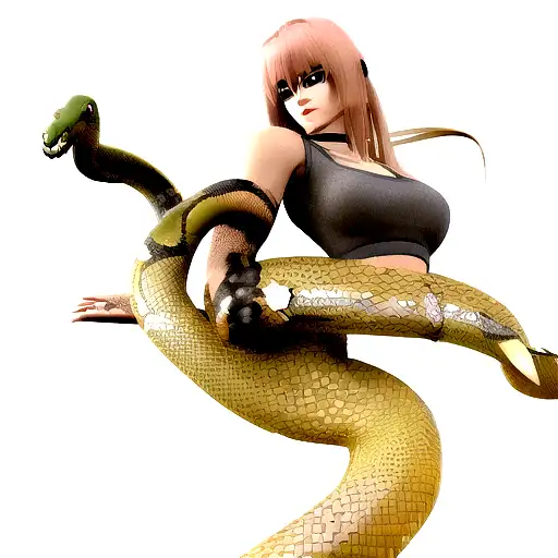 3D Arm Tattoo With Snake