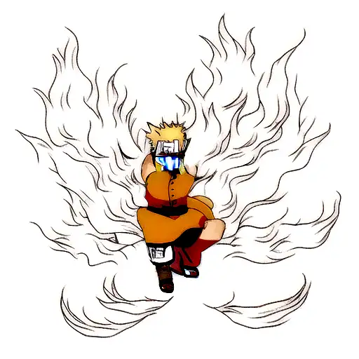 Naruto Uzumaki In Kurama Mode