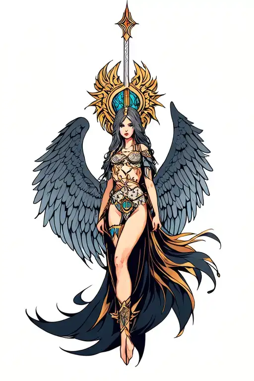 Valkyrie Wings Intertwined