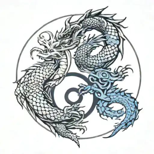 Dragon Yin And Yang