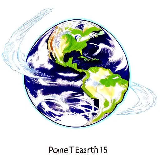 Planet Earth In Fire