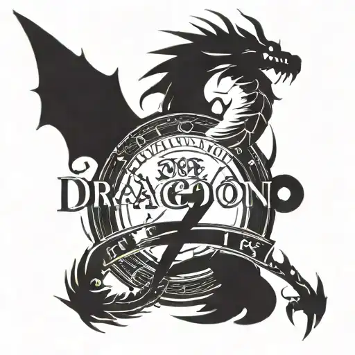 Circular Inscription No One Could Handle It With Dragon