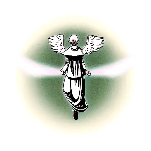 Guardian Angel Michael In Full Amour With No Face