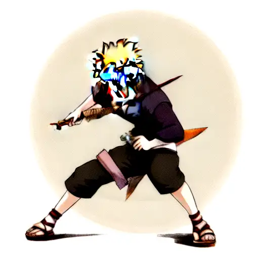 Naruto With Kunai