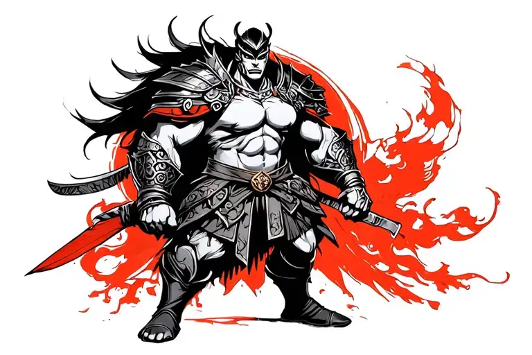 Black Warrior Standing