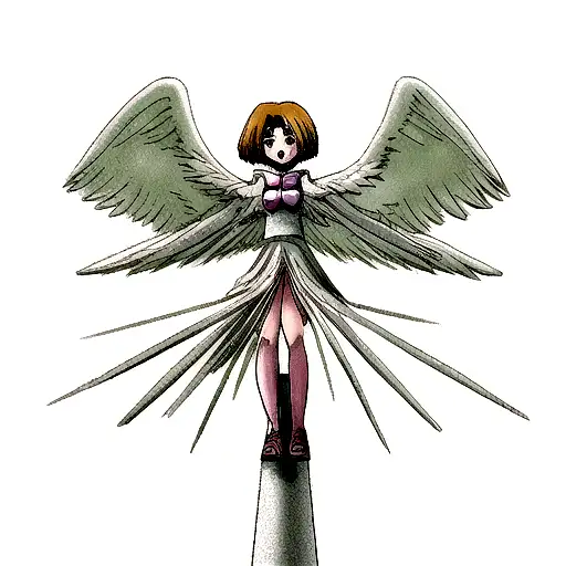 Crucified Female Angel