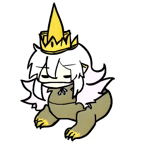Small Dragon And A Kings Crown