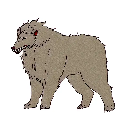 The Brand Of Sacrifice From Berserk With The Beast Of Darkness Around It