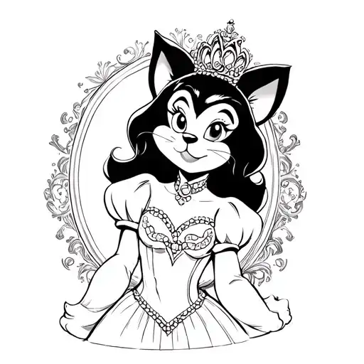 Princess Oriana From Felix The Cat