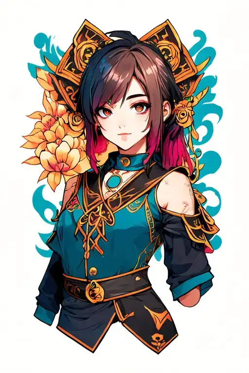 Trival Anime Character Dressed