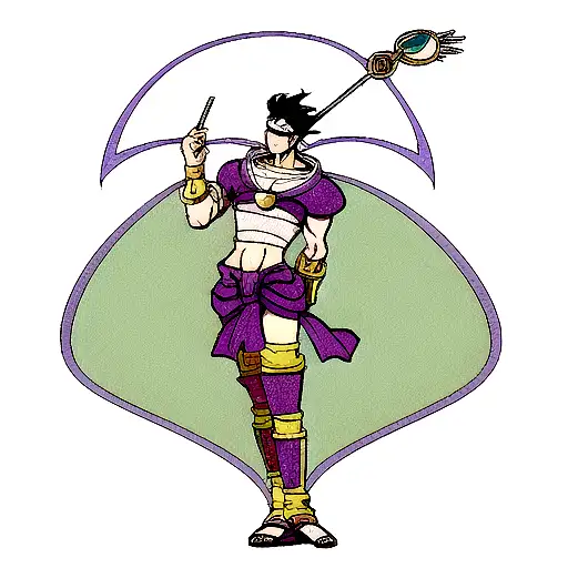 Tarot Card From Jojo's Anime