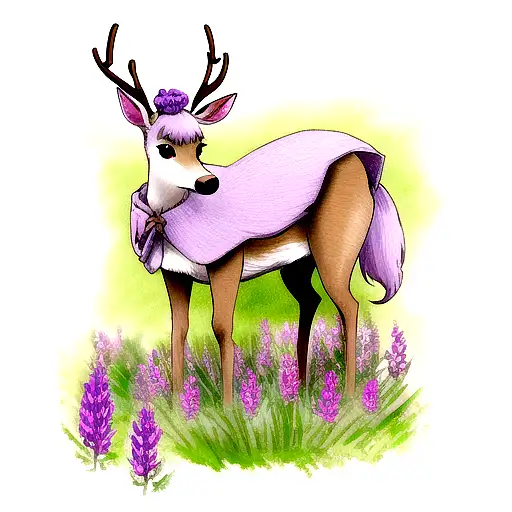 Lavender Deer