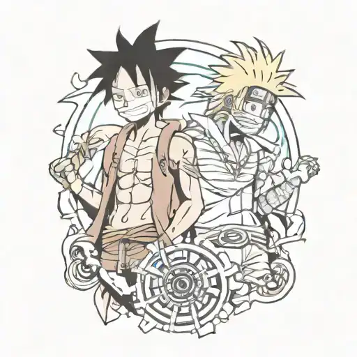 Luffy E Naruto
