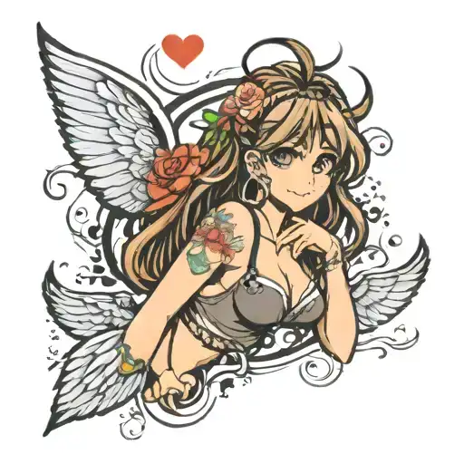 Tramp Stamp Tattoo That Embodies Love And Positivity