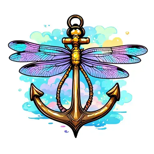 Anchor Dragonfly Resting