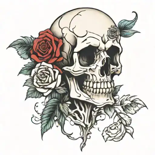 Skull Roses