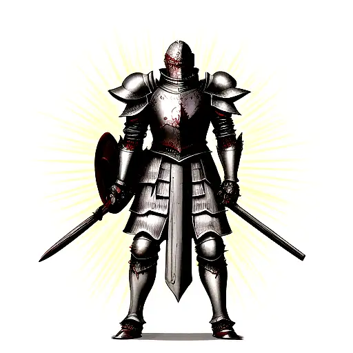 Berserk Armor From The Anime With The Curse Mark Embeded For Calf