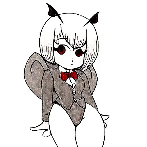 Female Mothman Pinup