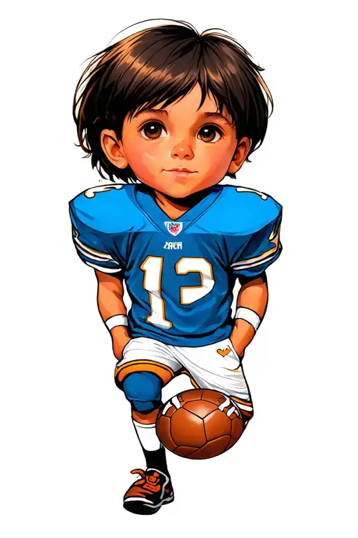 Kid With Love For Football