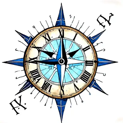 Half Clock Half Compass