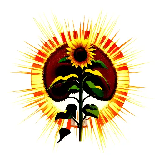 Sunflower Sun Fire