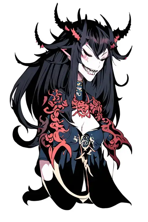 Demon They Are A Japanese Style