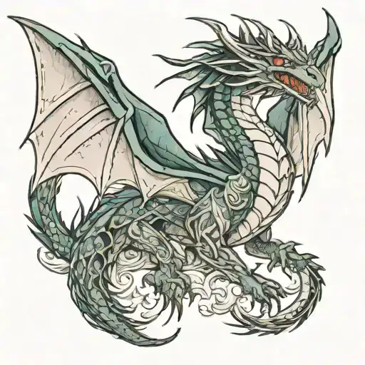 Dragon With Wings