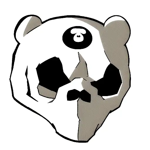 Skull With Panda