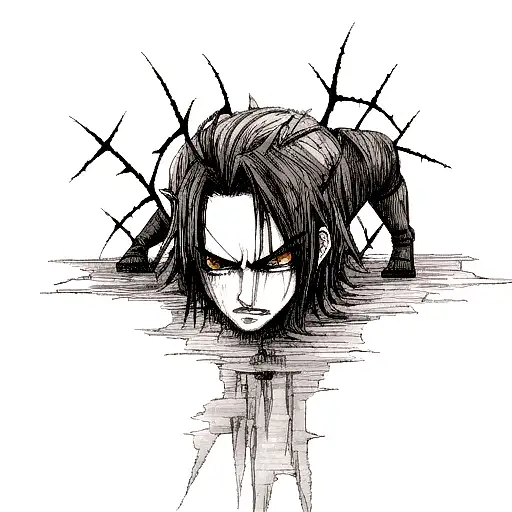 Dark Gods With Thorns And Ripped