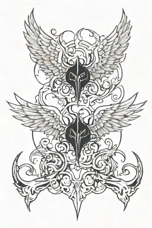 Black God And Devil Wings