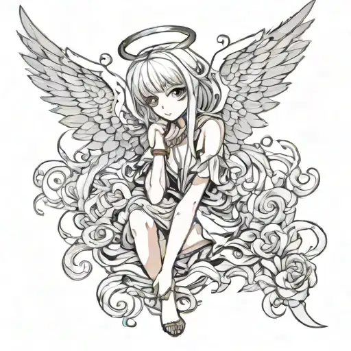 Feminine Broken Angel