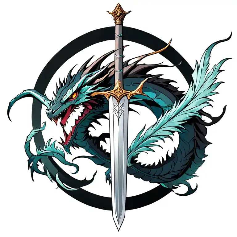 Demon Drogon Feathered Sword