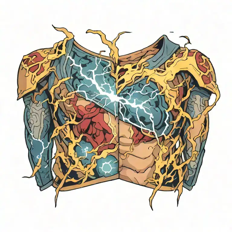 Lightning Chest Piece