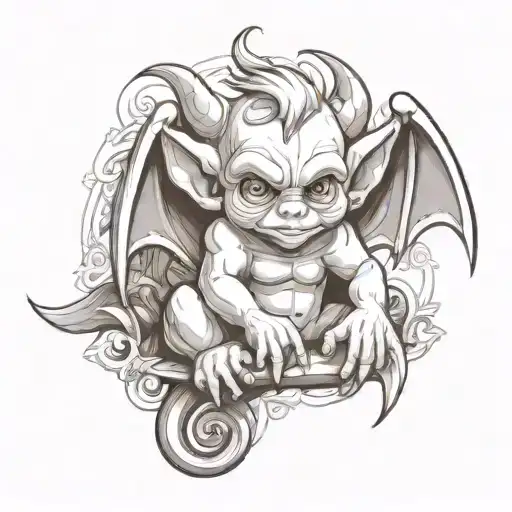 Cute Baby Gargoyle