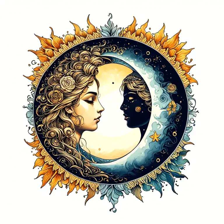Sun And Moon Couple