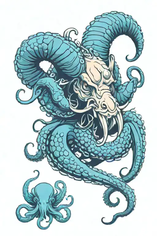Ram Bull And Octopus