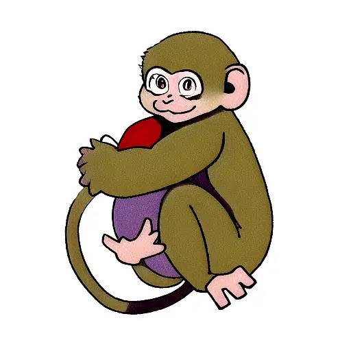 Monkey Holding Bug