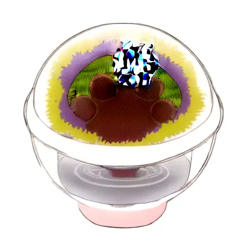 Soccer Ball With Cat Paw Mark In The Middle