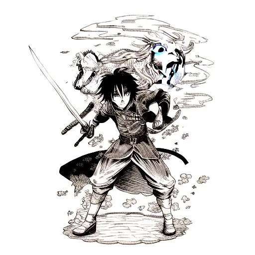 Sword And Cat And Skull