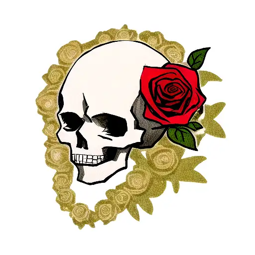 Skull And Roses