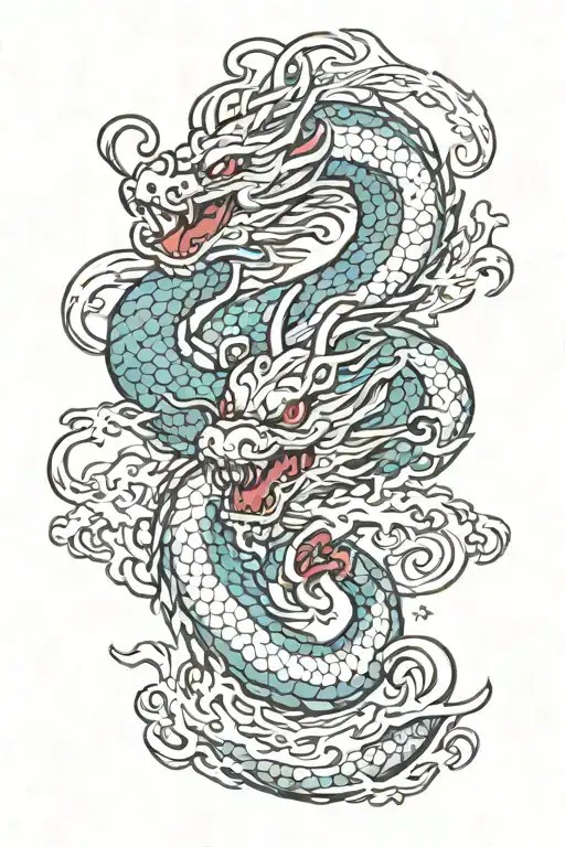 Chinese Dragon Fighting