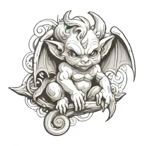 Cute Baby Gargoyle
